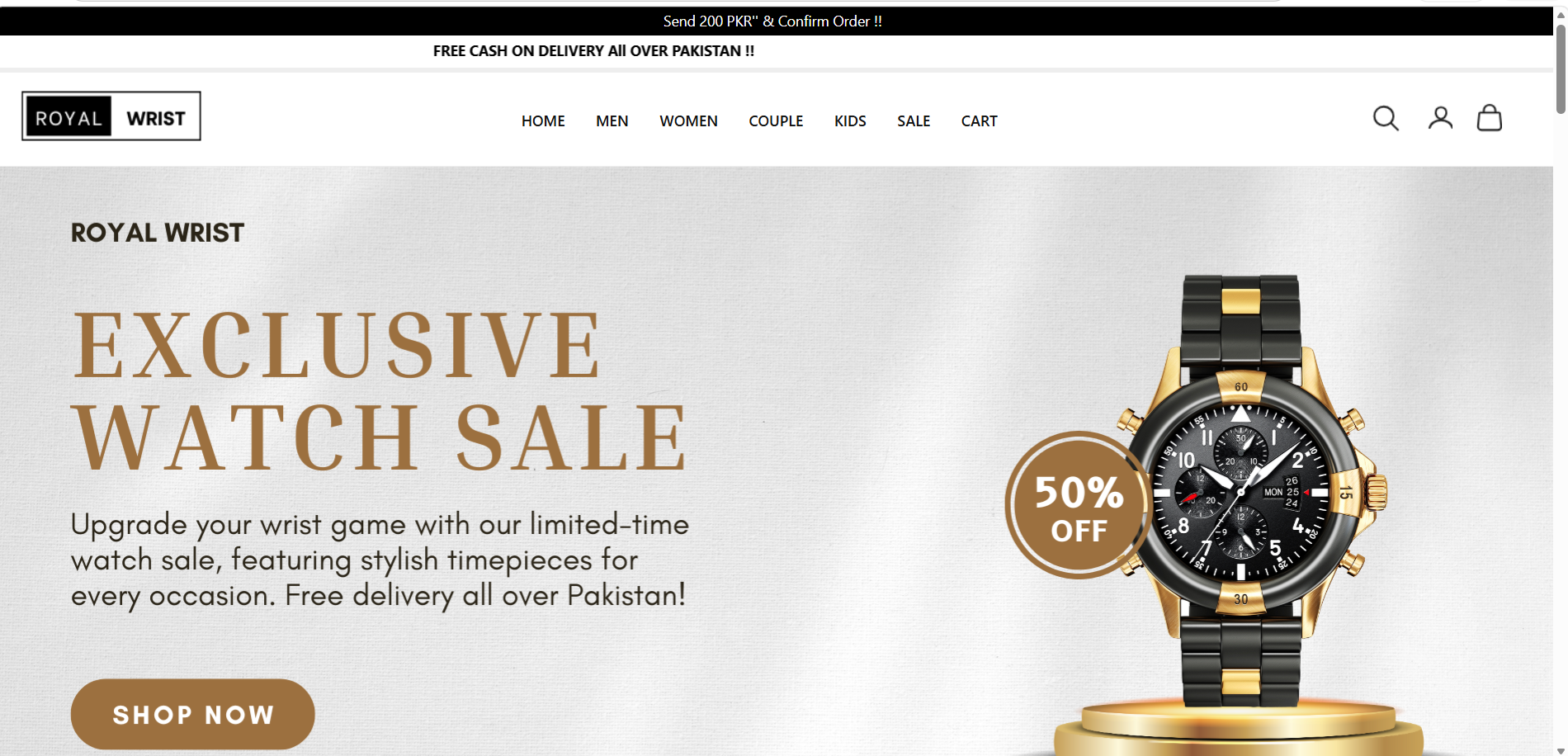 E-commerce Website Redesign